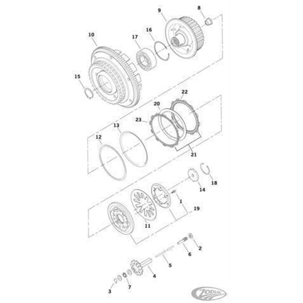 ZODIAC CLUTCH ADJ SCREW 98 ON