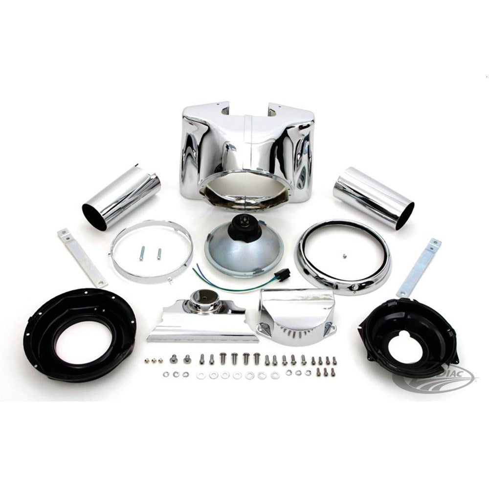 ZODIAC H/LIGHT HOUSING KIT DOT CHROME