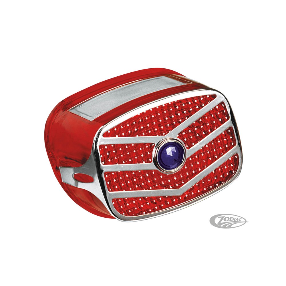 ZODIAC CHEVRON TL GRILL W/BLU DOT F/73-99