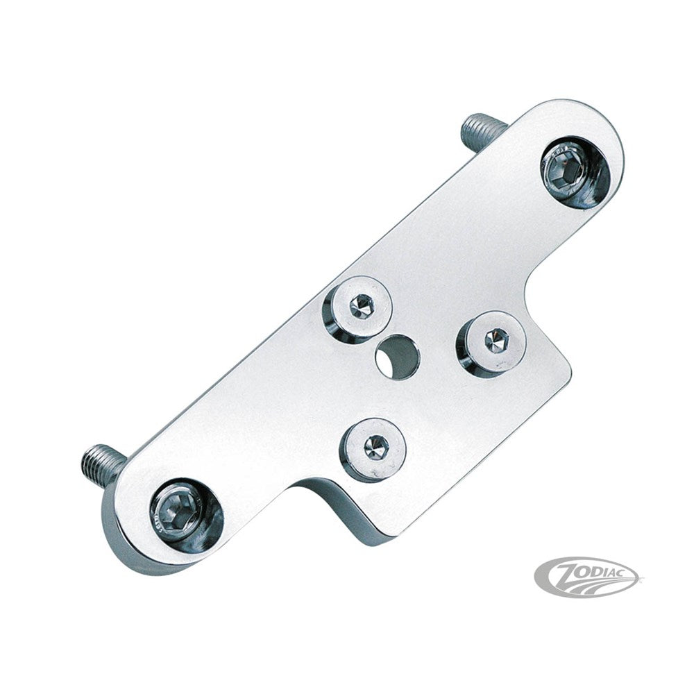 ZODIAC LIC PLATE MOUNT BKT FOR FLT/ FLHT ETC