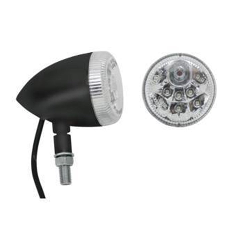 ZODIAC BLK PATHFINDER AMBER LED FRONT MNT LIGHT