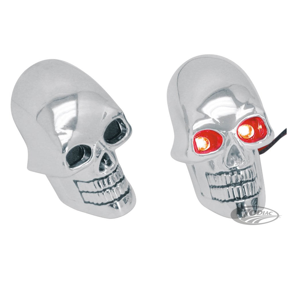 ZODIAC SKULL MARKER LIGHTS 3D W/RED LEDS