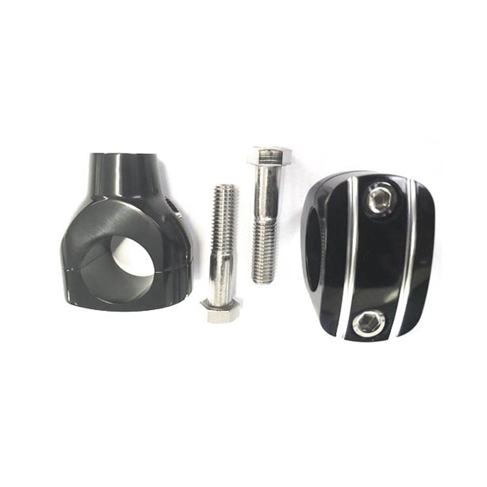 ZODIAC RISER SET GTR BLK 1.00 INCH BARS 4 INCH HIGH