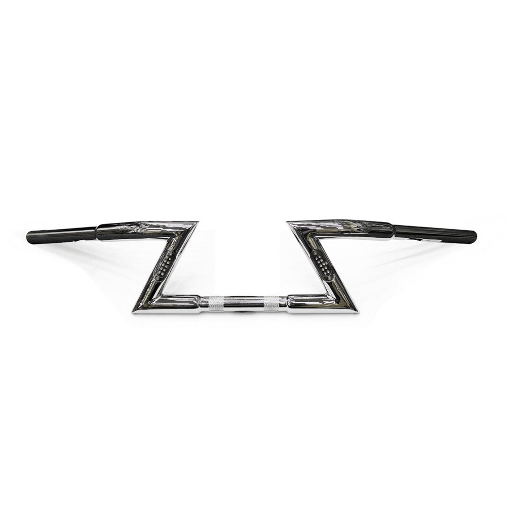ZODIAC Z-BARS W/LED SMOKE IND 6 IN CHROME