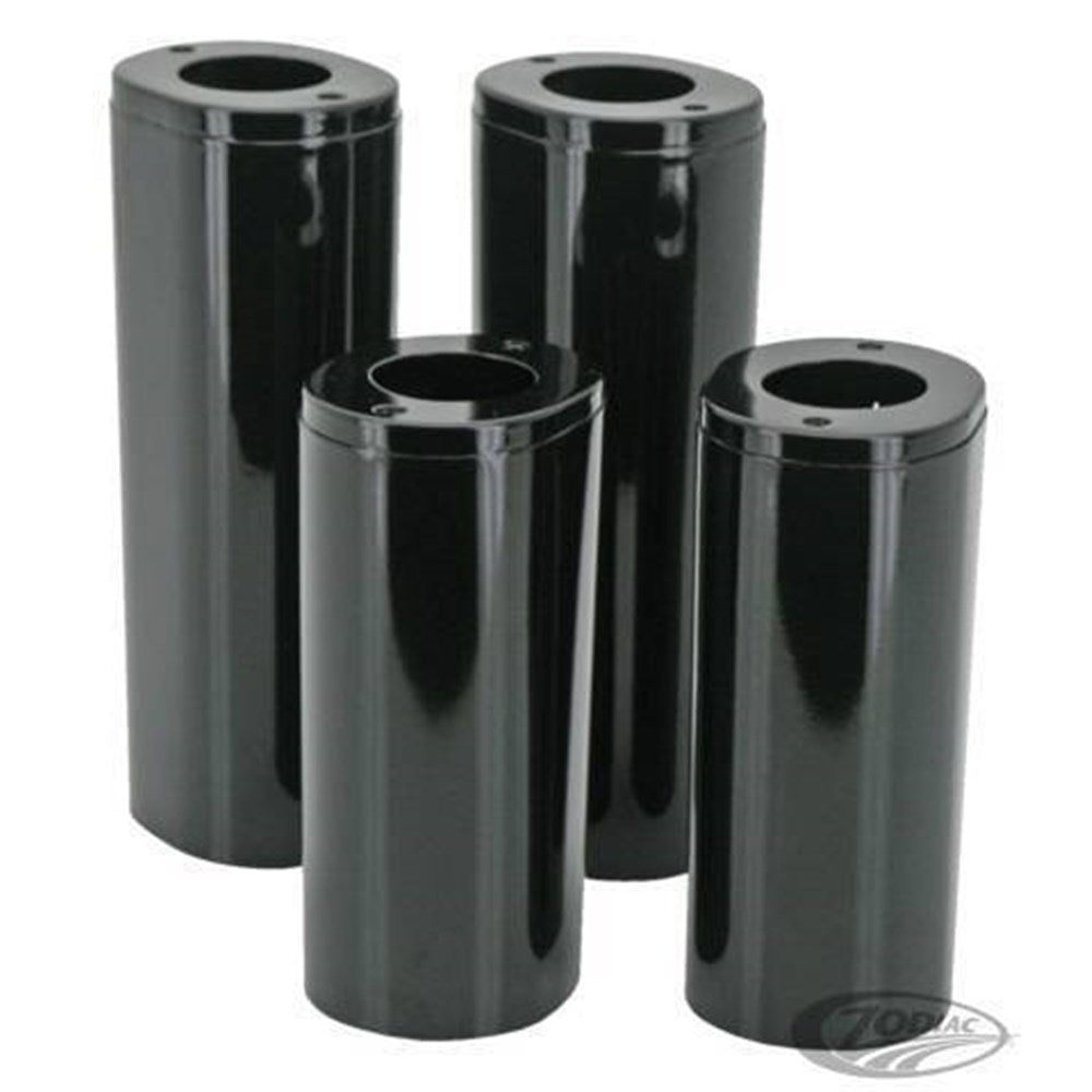 FORK SLIDER COVERS STD BLK GLOSS