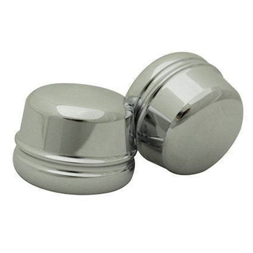 ZODIAC AXLE COVERS FRONT BLK FXST/FLST/FLT/FXD 08- [ONC01] 