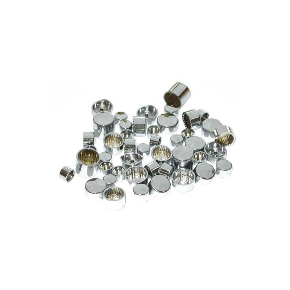 ZODIAC 12PT SCREW COVER CHROME (LG) 10MM (WRENCH SIZE) 10/PK [ONC01] 