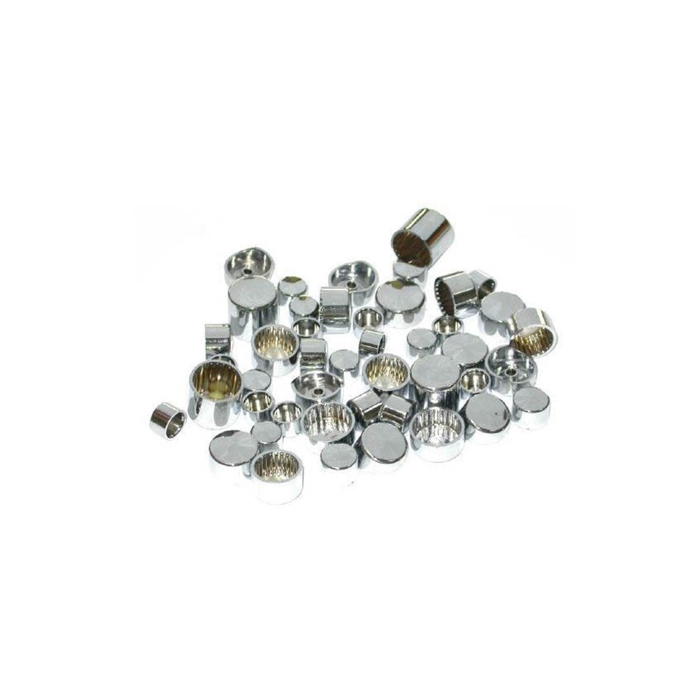 ZODIAC ALLEN BOLT COVER CHROME 1/2 (WRENCH SIZE) SOCKET HEAD 10/PK [ONC01] 