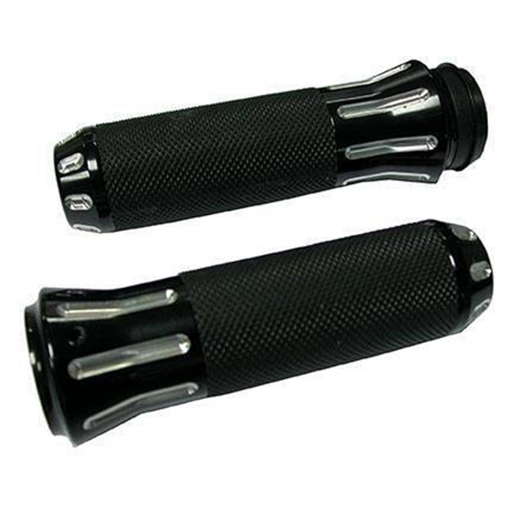ZODIAC RC COBRA BLK/RAW FOOTPEG SET MALE MOUNT