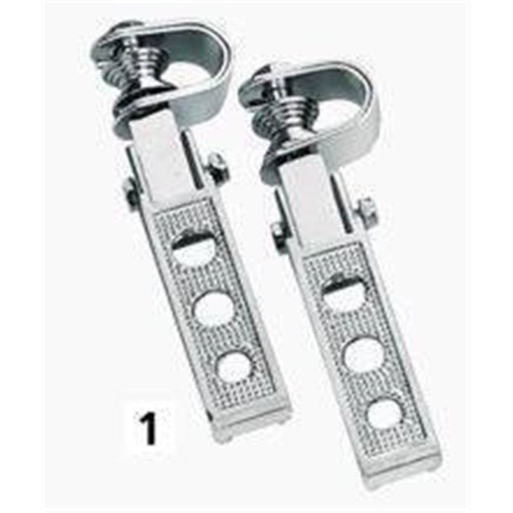 ZODIAC CLAMP-ON FOOTPEGS HOLEY STYLE