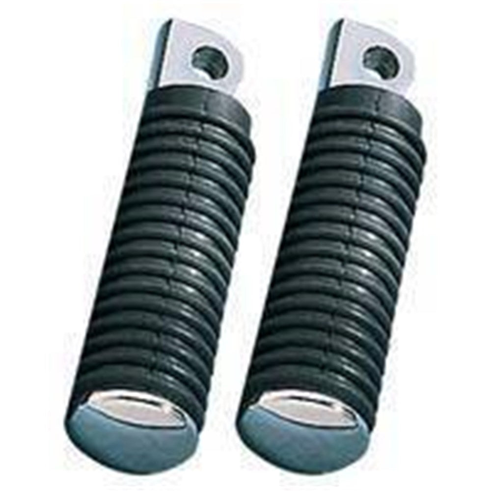 ZODIAC FOOTPEGS W/CHR ENDS MALE MOUNT-PR