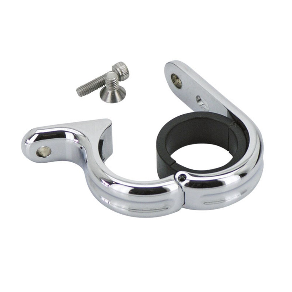 ZODIAC UNI-CLAMP CHROME 1 TO 1-1/4 INCH BARS [ONC01] 