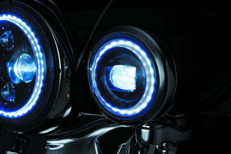 Kuryakyn 4-1/2inch Vision Passing Lamps Black