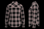 H-D® Women's Standard Buffalo Plaid Long Sleeve Shirt – Dusty Mauve & Harley Black