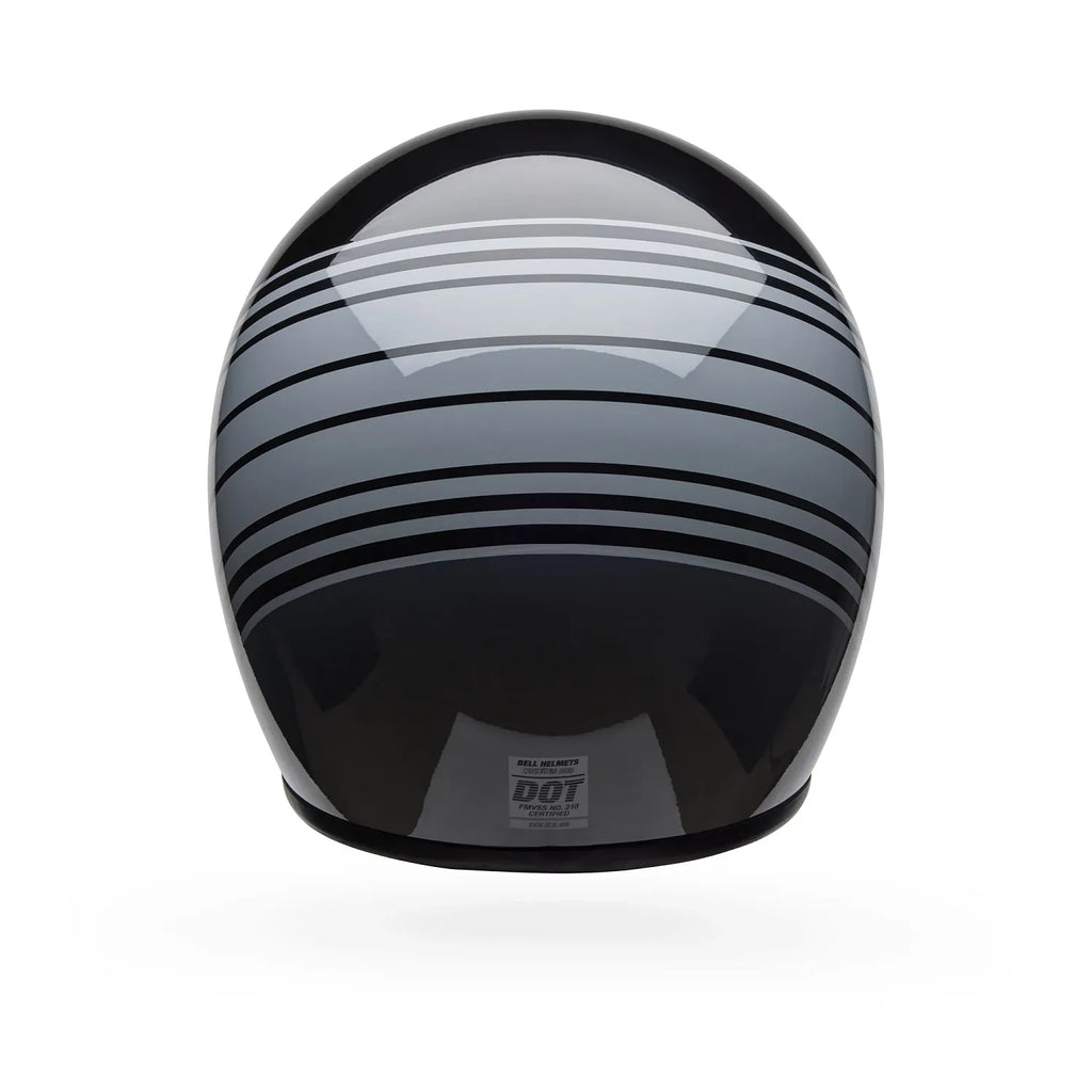 Bell Helmets – Custom 500 Edge Open Face Helmet – Gloss Metallic Black/Grey