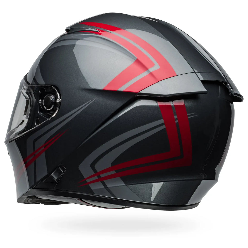 Bell Helmets - LITHIUM JETSTREAM - Gloss Gray/Candy Red