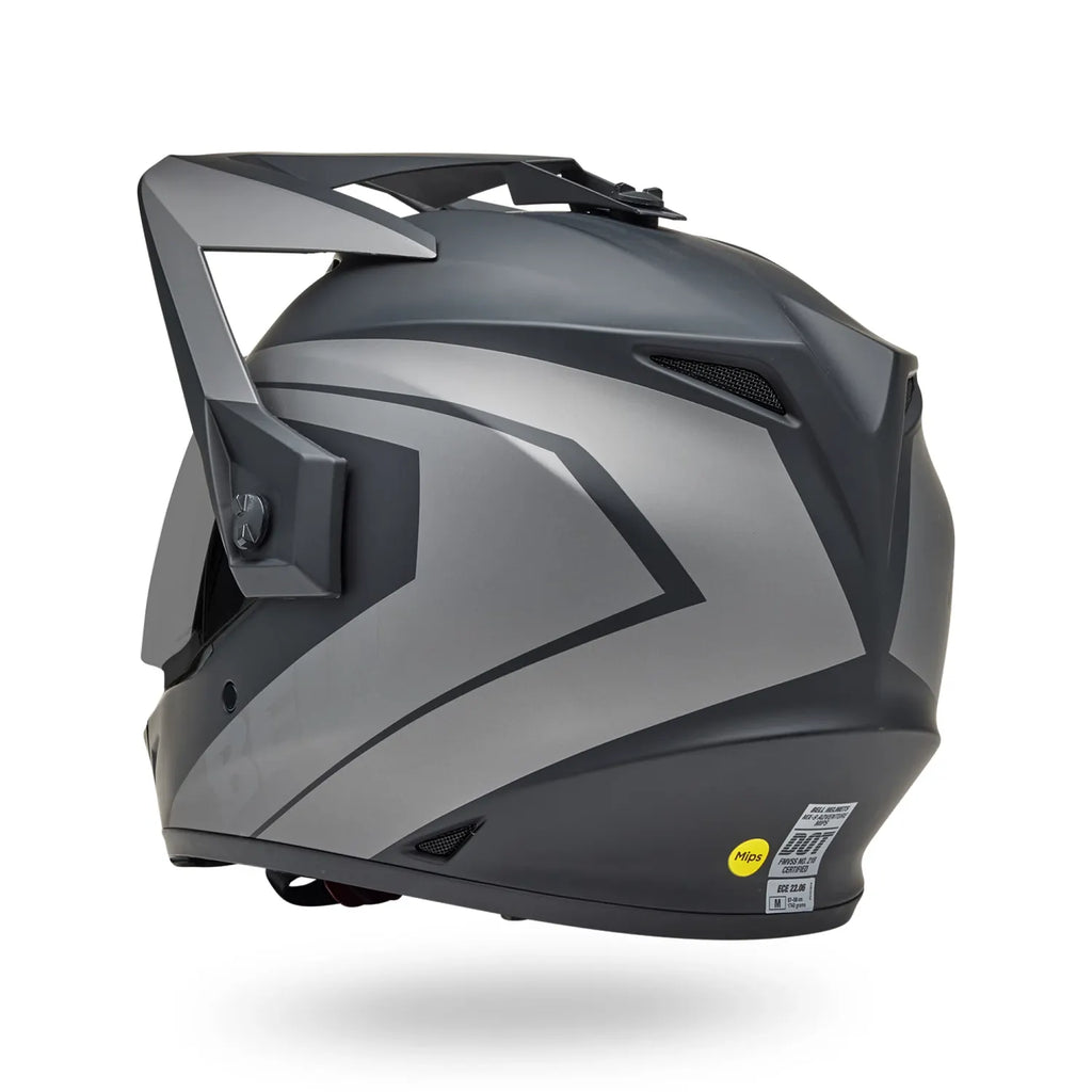 Bell Helmets – MX-9 Adventure MIPS Helmet – Matte Black/Grey (Adventure Blackout)