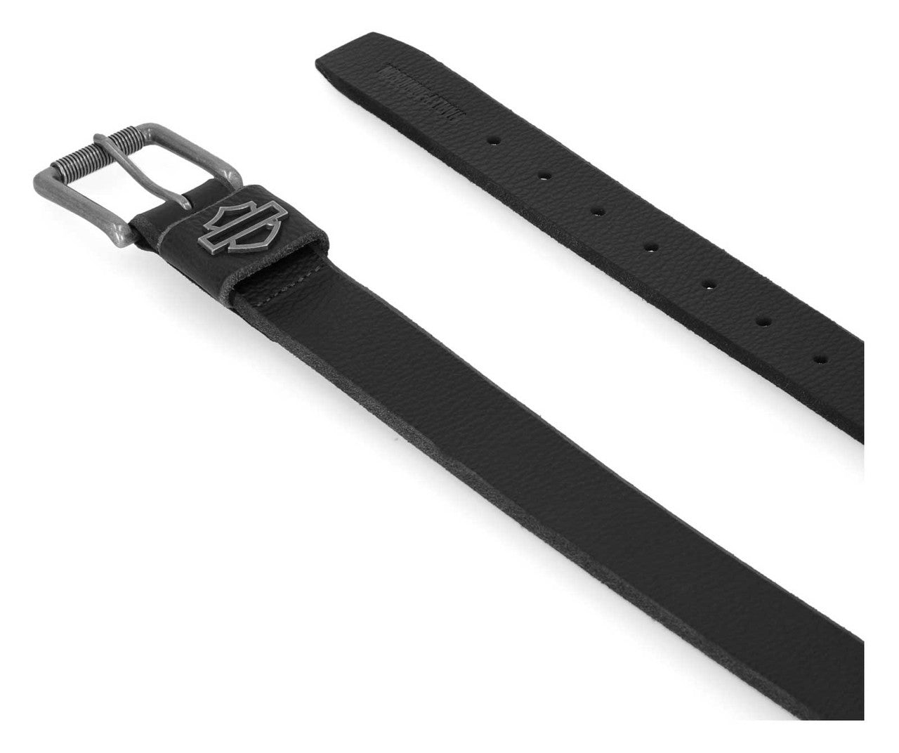 Harley-Davidson Die Cut Open Bar and Shield Belt - Black