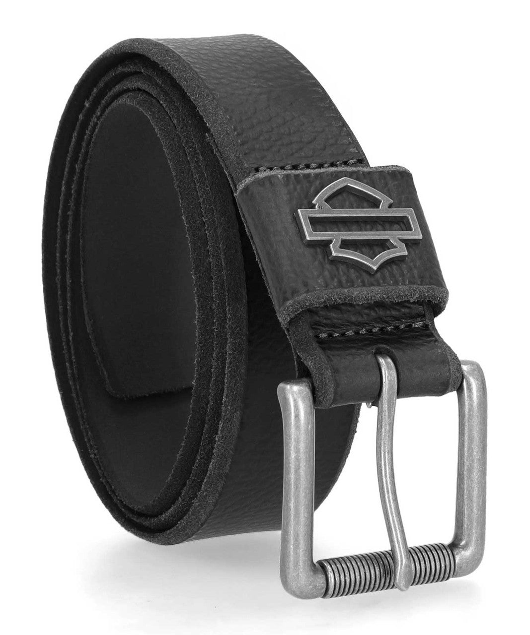 Harley-Davidson Die Cut Open Bar and Shield Belt - Black