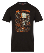 Harley-Davidson Deadwood Skull Tee – Black | Exclusive Joe Rascal Back Print