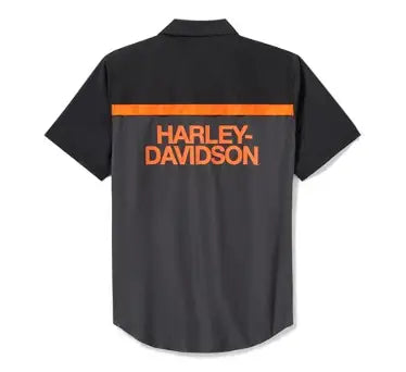 Harley-Davidson Men's H-D TECH Vented Shirt - Asphalt & Black