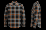 Harley-Davidson H-D® Standard Long Sleeve Plaid Shirt – Hawaiian Sunset & Harley Black