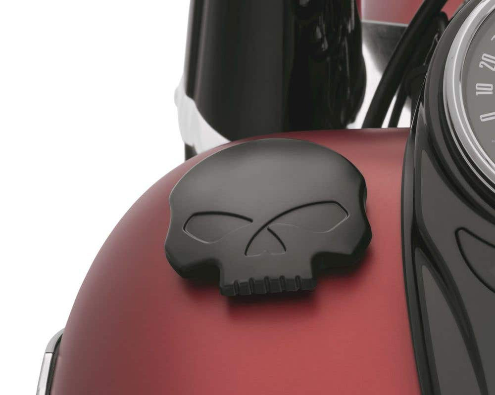 HARLEY-DAVIDSON SKULL LEFT SIDE DECORATIVE TANK TRIM