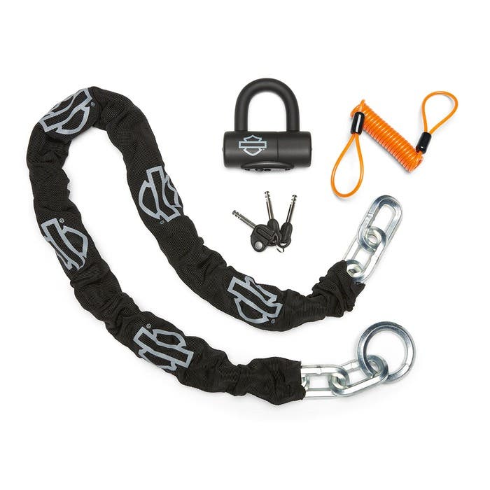Harley-Davidson Loop Chain And Disc Brake & Rotor Lock – Joe Rascal Harley