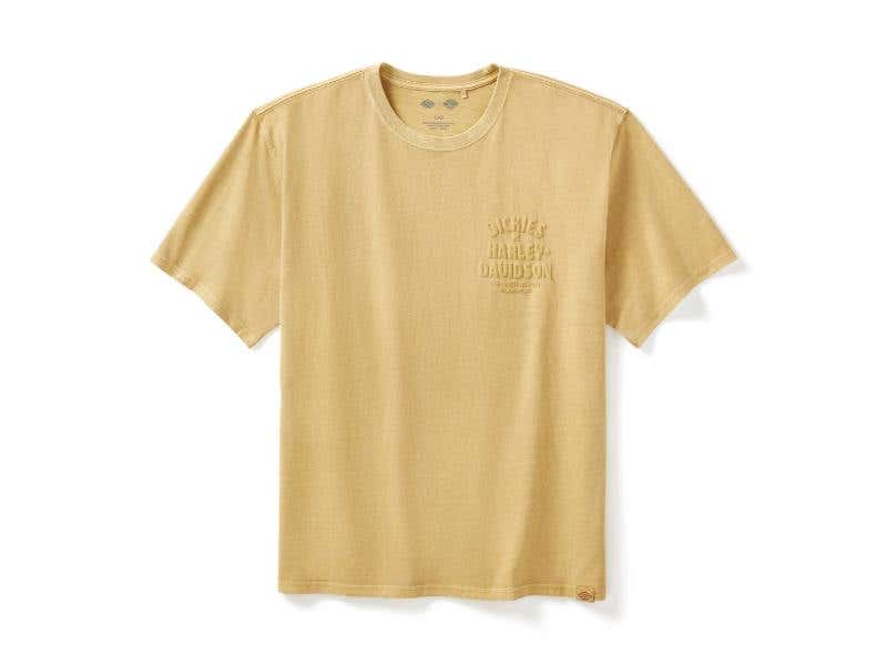 HARLEY-DAVIDSON MENS DICKIES X H-D HEAVYWEIGHT PIGMENT DYED SS TEE