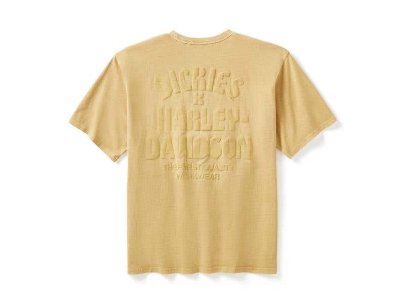 HARLEY-DAVIDSON MENS DICKIES X H-D HEAVYWEIGHT PIGMENT DYED SS TEE