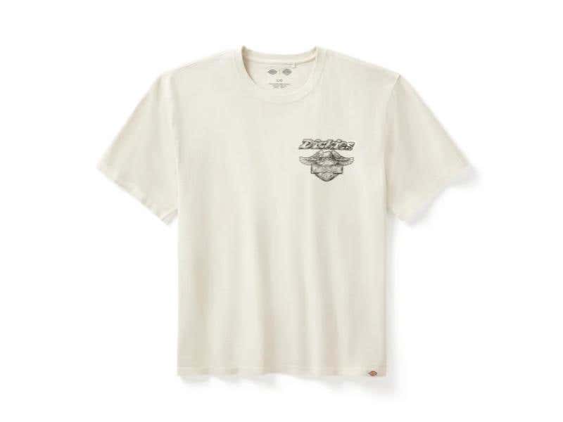 HARLEY-DAVIDSON MENS DICKIES X H-D HEAVYWEIGHT V-TWIN ENGINE TEE