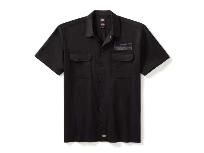 HARLEY-DAVIDSON MENS DICKIES X H-D EAGLE SS WORK SHIRT