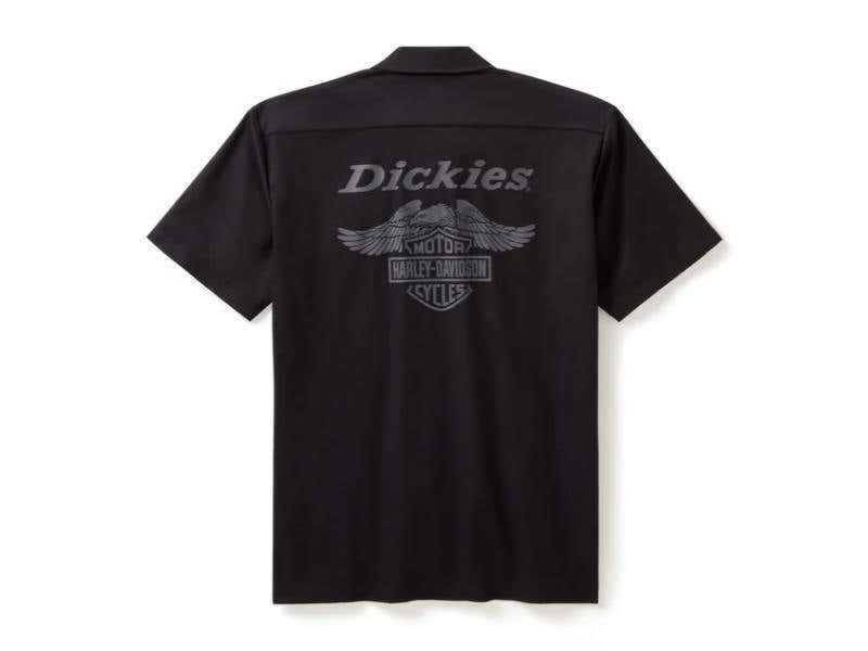 HARLEY-DAVIDSON MENS DICKIES X H-D EAGLE SS WORK SHIRT