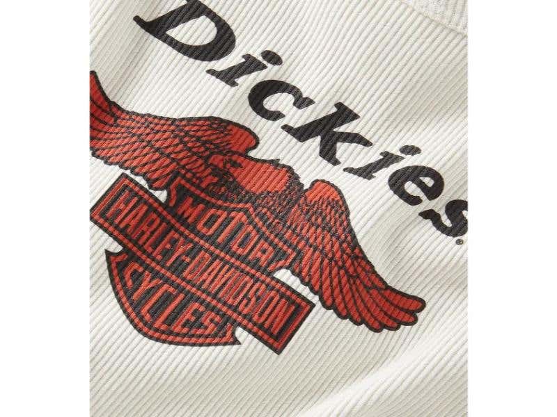 HARLEY-DAVIDSON WOMENS DICKIES X H-D RACERBACK CROPPED EAGLE TANK