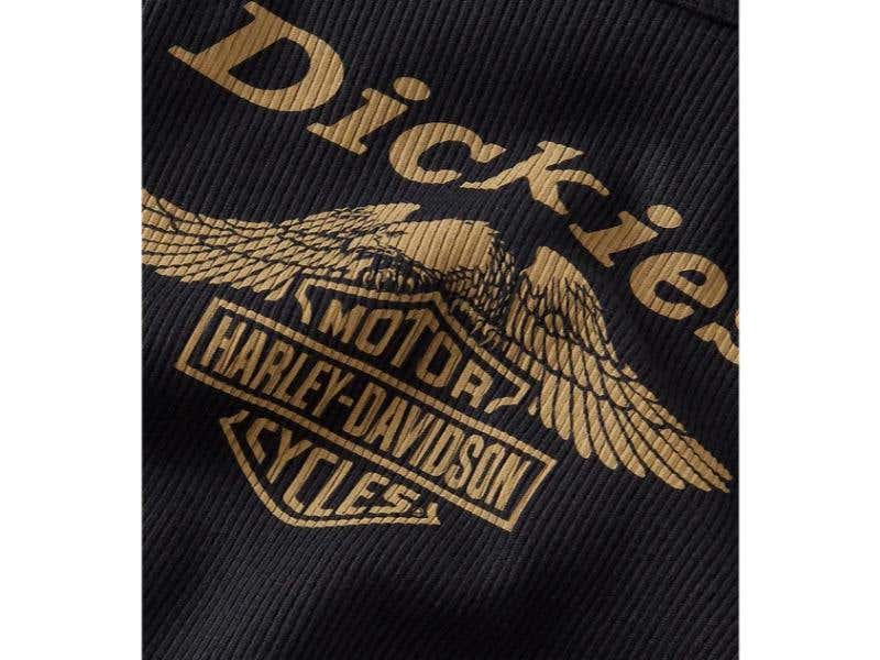 HARLEY-DAVIDSON WOMENS DICKIES X H-D RACERBACK CROPPED EAGLE TANK