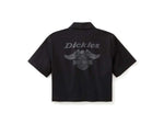 HARLEY-DAVIDSON WOMENS DICKIES X H-D EAGLE CROPPED WORK SHIRT
