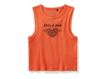 HARLEY-DAVIDSON WOMENS DICKIES X H-D RACERBACK CROPPED EAGLE TANK
