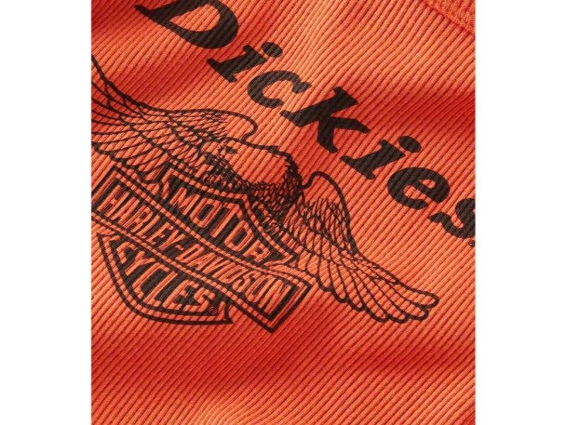 HARLEY-DAVIDSON WOMENS DICKIES X H-D RACERBACK CROPPED EAGLE TANK
