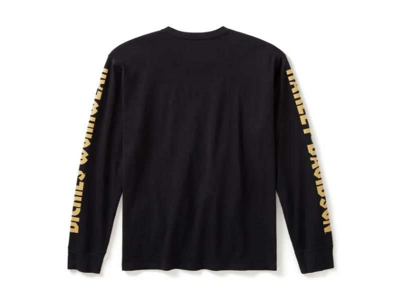 HARLEY-DAVIDSON MENS DICKIES X H-D HEAVYWEIGHT LS EAGLE TEE