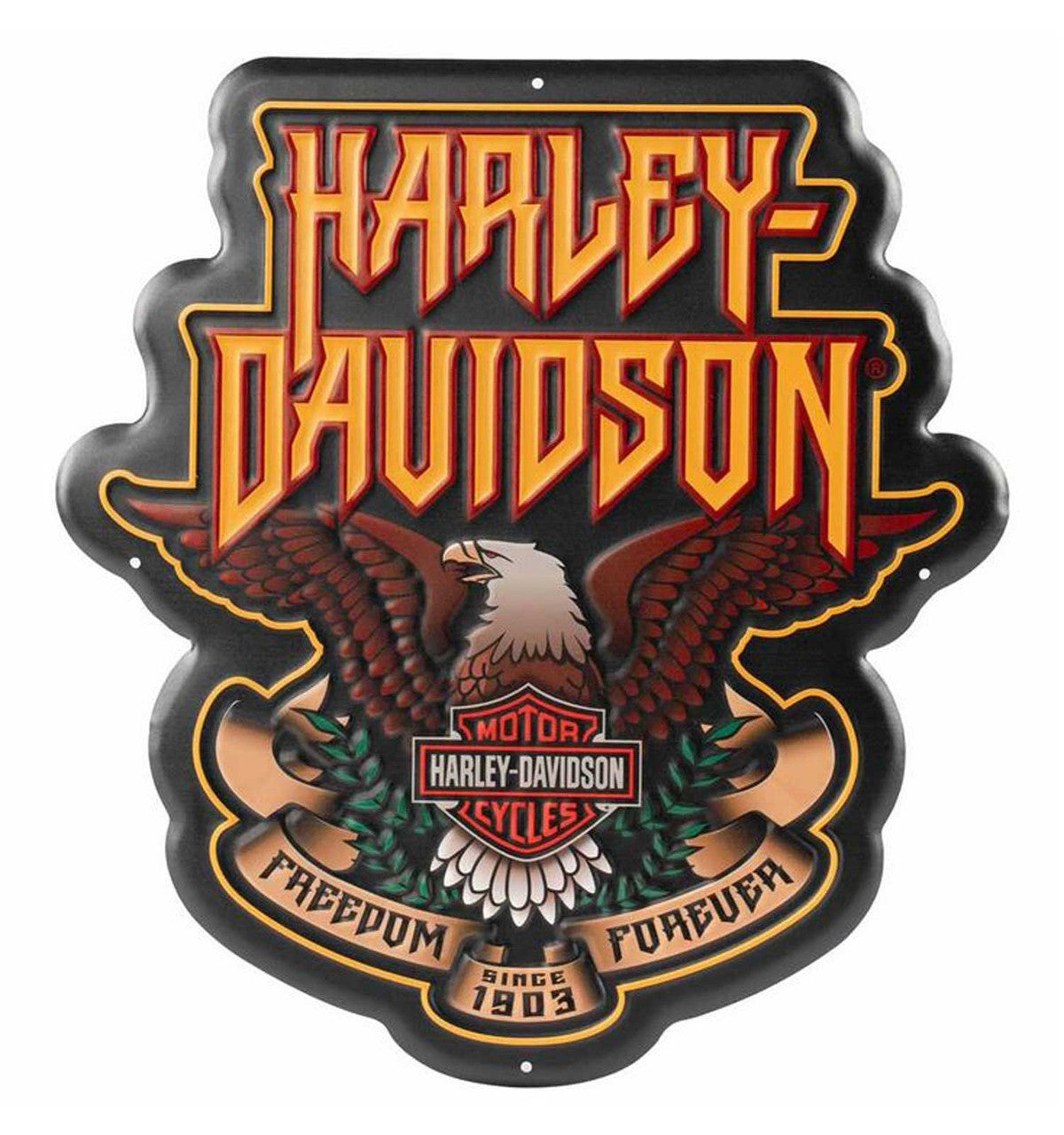 Harley-Davidson Hard Rock Eagle Metal Sign