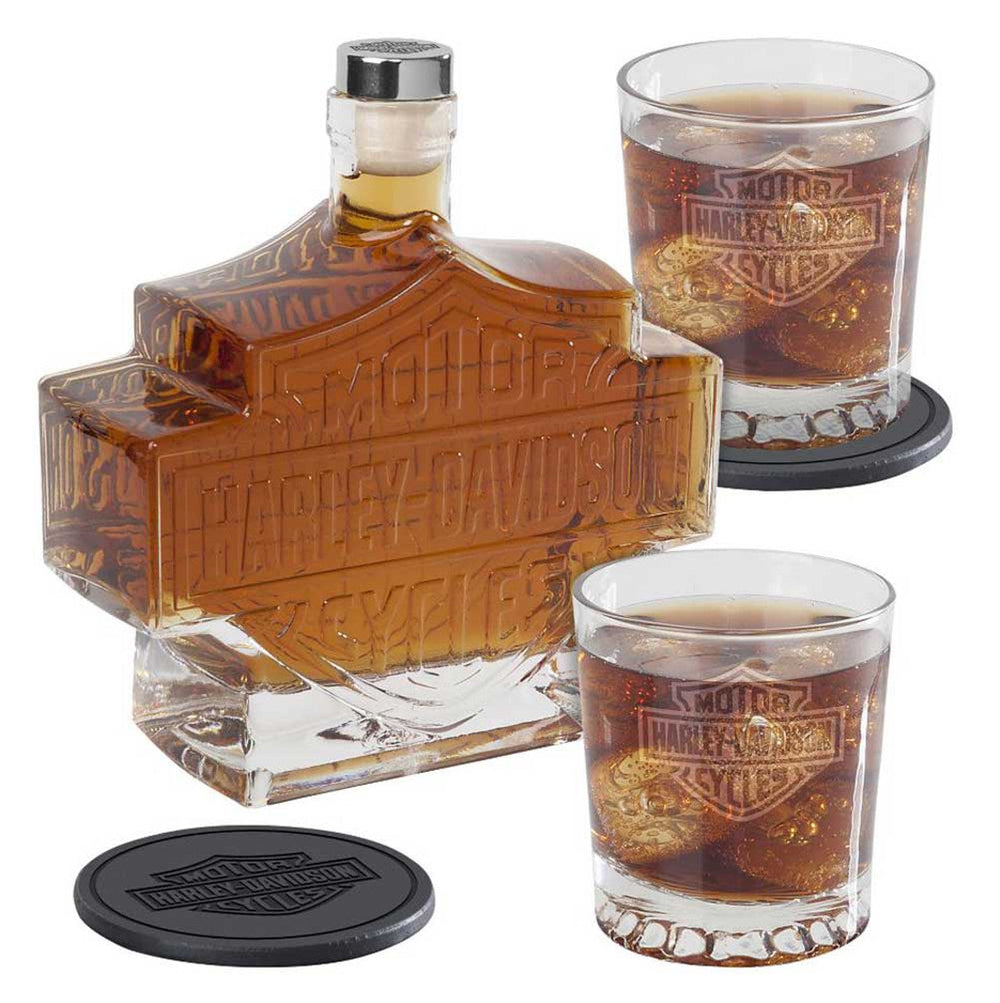 Harley-Davidson H-D Bar & Shield Decanter Set