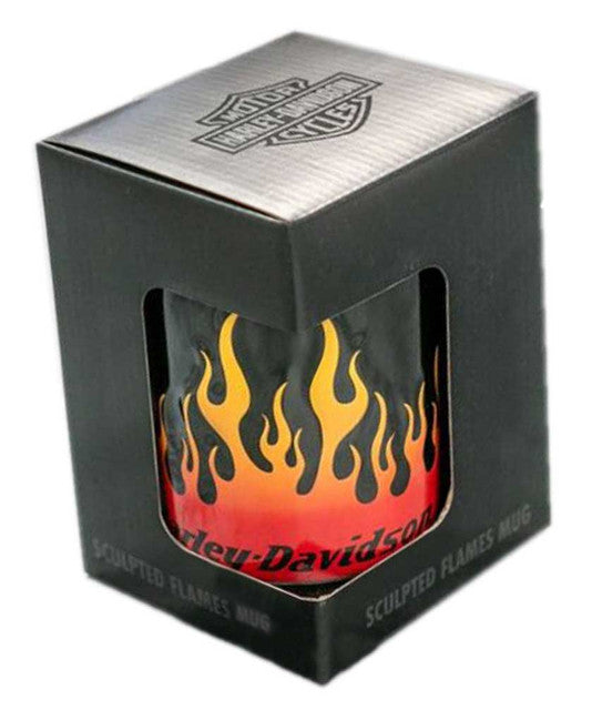 Harley-Davidson Sculpted Flames Mug