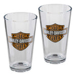 Harley-Davidson Bar & Shield Pint Glass Set