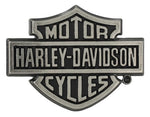 Harley-Davidson Bar & Shield Logo Belt Buckle – Silver Nickel Finish