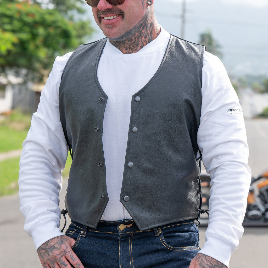Johnny Reb Men's Plenty Leather Vest