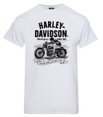 Harley-Davidson Relay Tee – White | Exclusive Joe Rascal Back Print
