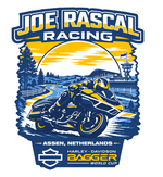 PRE ORDER: Joe Rascal Racing Assen Bagger World Cup Sticker