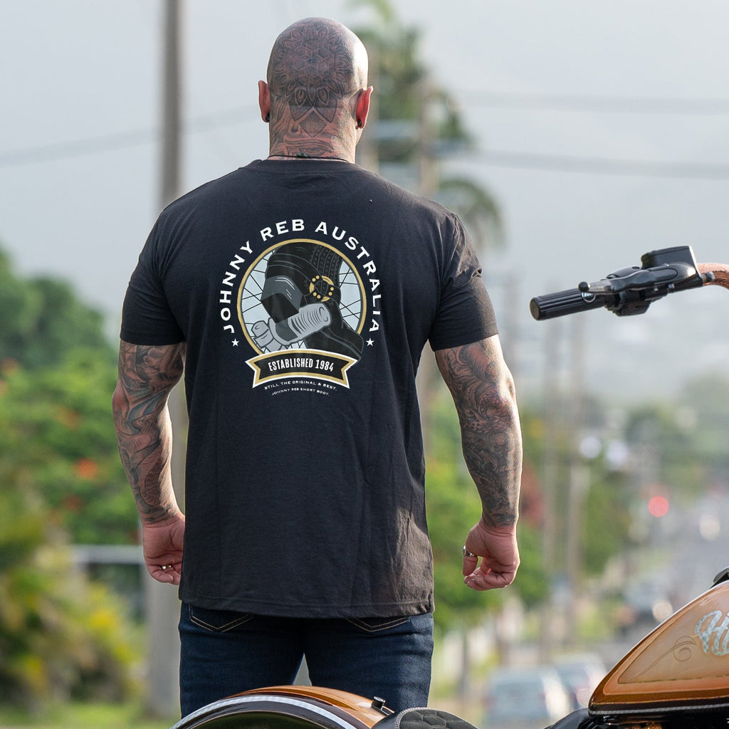 Johnny Reb 'Classic Boot' T-Shirt - Black - product image 2
