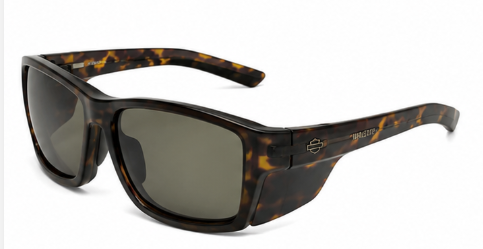 Harley-Davidson Trenton Men's Motorcycle Riding Shield Sunglasses - Dark Havana